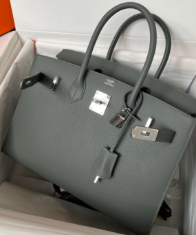 에르메스 버킨백30 그레이그린 은장 앱송